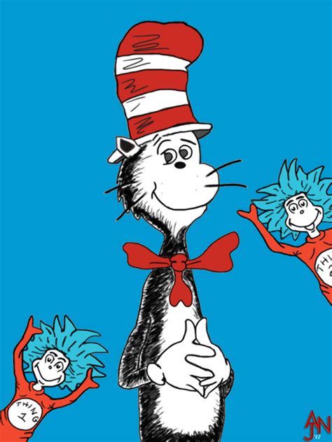Download High Quality Cat In The Hat Clipart Cartoon Transparent Png