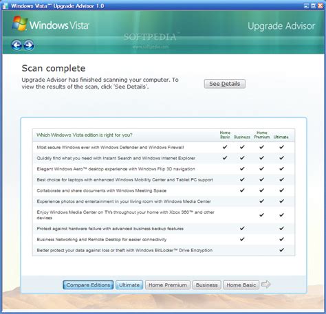 Download Windows Vista Upgrade Advisor