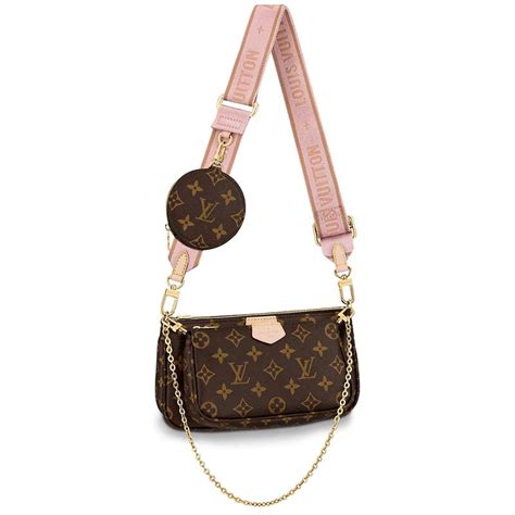 Pretty in pink, they are crafted from patent leather and feature a round toe silhouette. Louis Vuitton LV Women Multi-Pochette Accessoires Bag ...