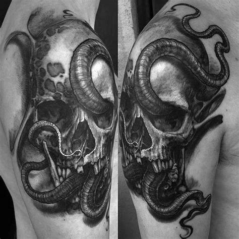 Maybe you would like to learn more about one of these? 40 Octopus Skull Tattoo Designs For Men - Oceanic Ink Ideas
