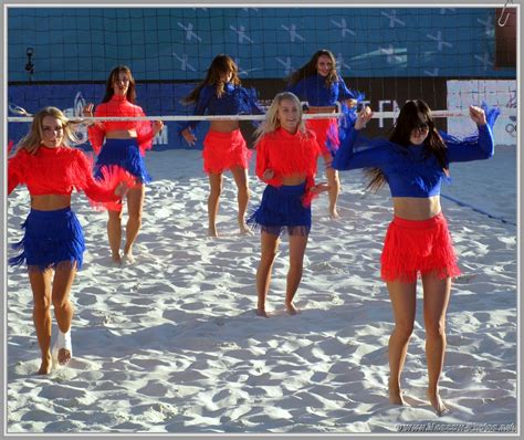 Beach Volleyball Cheerleaders Moscow Photos Pictures Of Moscow