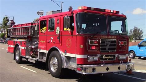 Lbfd Engine 7 And Rescue 9 Responding Youtube