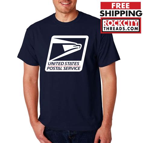Usps Logo Postal T Shirt Shirt Chest United States Service Eagle On