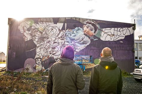 Wall Poetry In Iceland Stunning Views And Music Inspired Murals