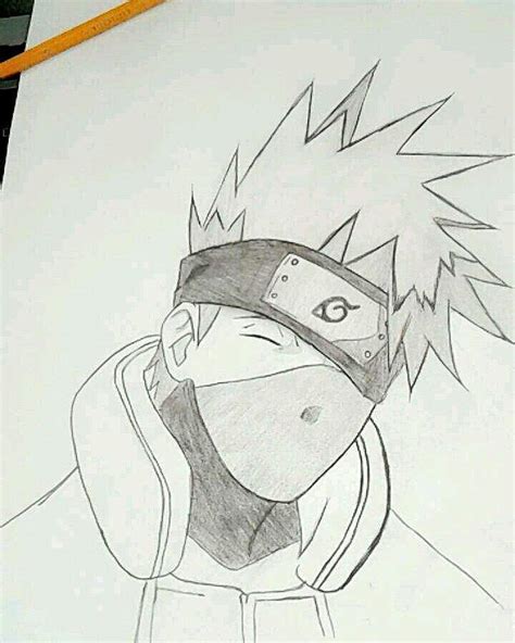 Naruto Kakashi Hatake Drawing Picture Drawing Skill