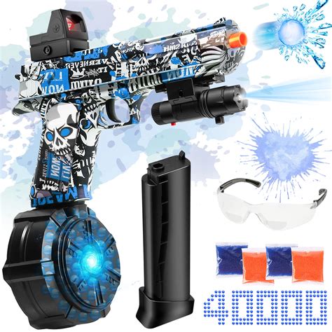 Buy Asmrcap Jm X2 Gel Ball Blaster Pistol With Drum Manual And Automatic