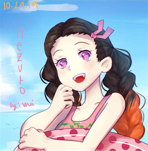Nezuko Twin Braid Mode Anime Amino