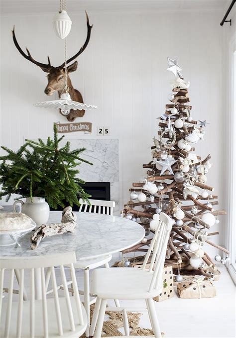 01 Modern Scandinavian Christmas Tree Décor Ideas Christmas