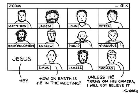 Jesus Appears To His Disciples Cartoons By Tim Wakeling