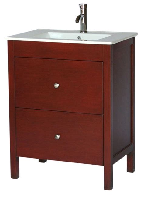 Do you suppose 18 inch wide bathroom vanity cabinet appears great? 28 inch 18 inch Deep Bathroom Vanity Modern Style Cherry ...
