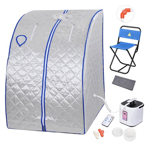 Yescom Portable Steam Sauna Tent Spa Detox W Chair And Remote Yescomusa