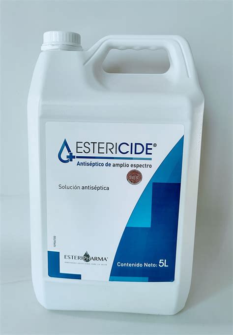 Estericide, Solución antiséptica 5 litros (tratamiento de heridas y pie diabético) - Softcomprasdc19