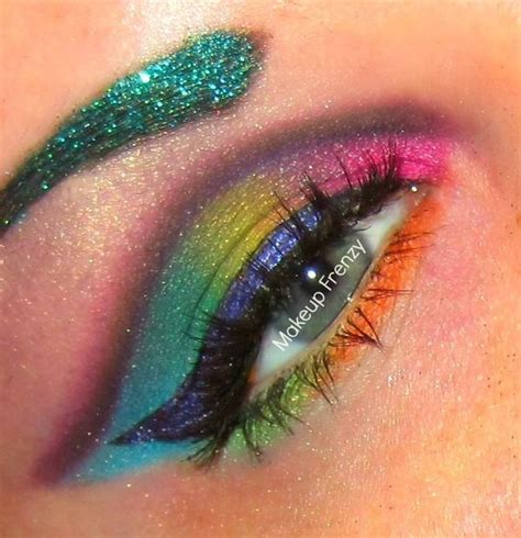 Rainbow Eye Makeup Dramatic Makeup Creative Makeup