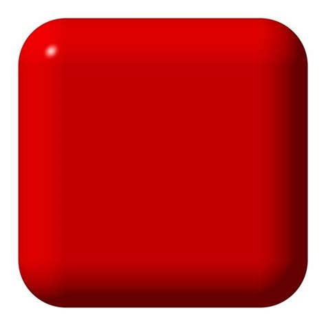 15 3d Square Button Icons Images Red Web Button Red