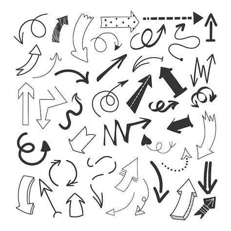 Free Vector Hand Drawn Arrow Collection