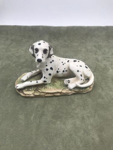 Dalmation Dog Vintage Porcelain Bisque Figurine 1403 Home Interiors