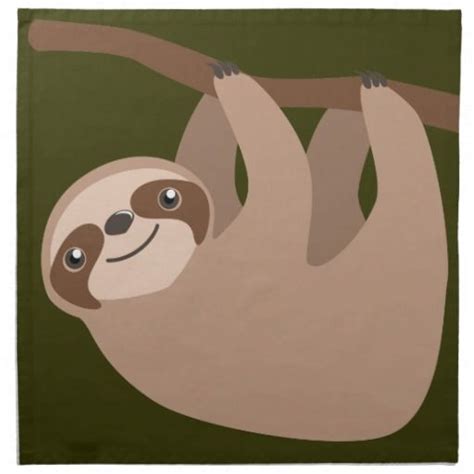Printable Sloth Craft Template