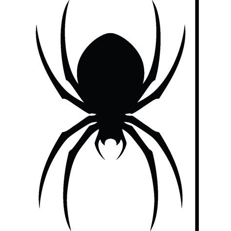 Animals Wall Decals Silhouette Spider Wall Decal Ambiance