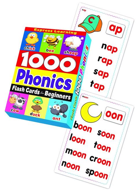 Flash Card Beginner 1000 Phonics Mind To Mind Books Store