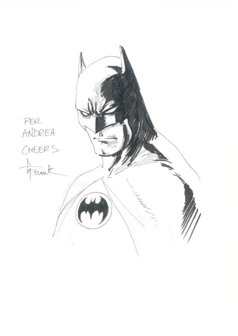 Gary Frank Batman Sketch In Andrea Saladinos Batman Sketches Comic