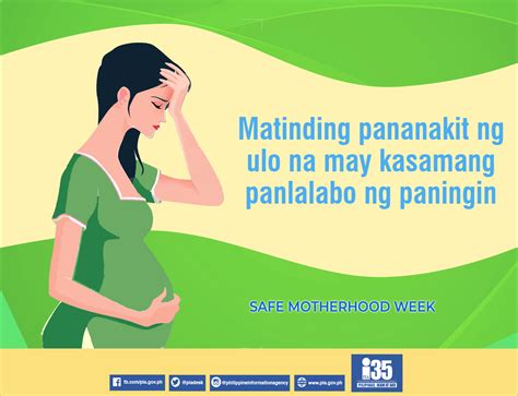 Safe Motherhood Week Ngayong Safemotherhoodweek Alamin Ang Warning