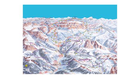 Val Gardena Ski Map And Resort Information Free Piste Map