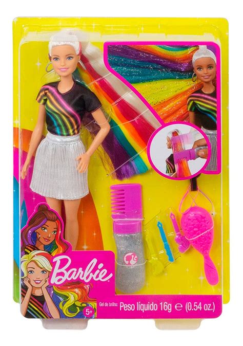Boneca Barbie Cabelo Arco íris Mattel Fxn96 Mercado Livre