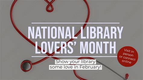 February Is National Library Lovers Month Florida Health Sciences