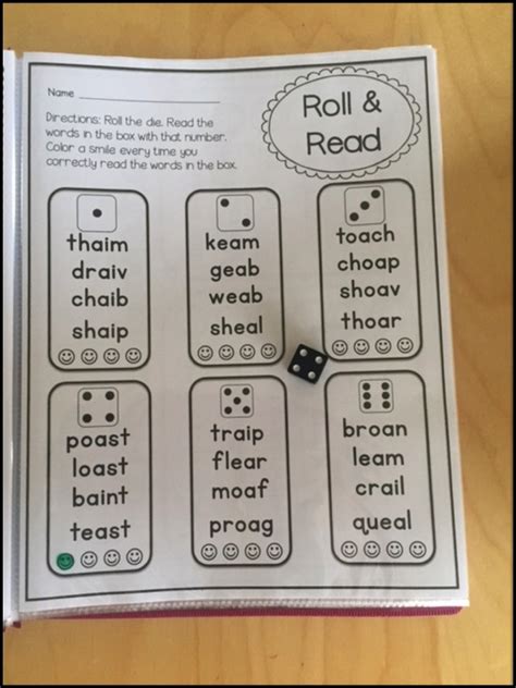Sarah S First Grade Snippets Vowel Teams Printable Intervention