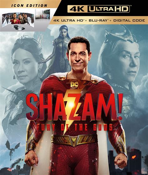 Shazam Fury Of The Gods Walmart Exclusive 4k Uhd Blu Ray