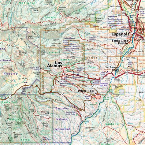 New Mexico Road Recreation Atlas Benchmark Maps