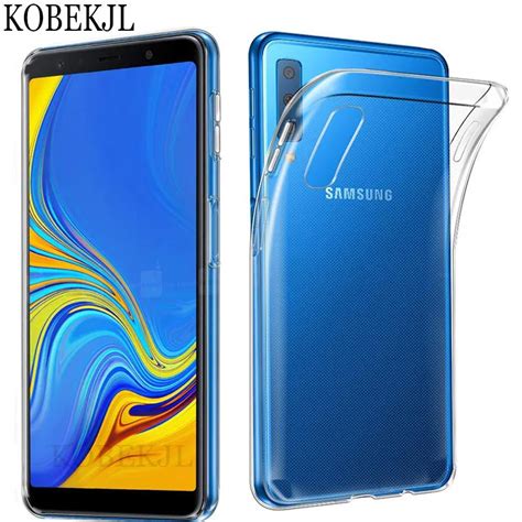 For Samsung Galaxy A7 2018 Case Soft Clear Silicone Back Cover Phone