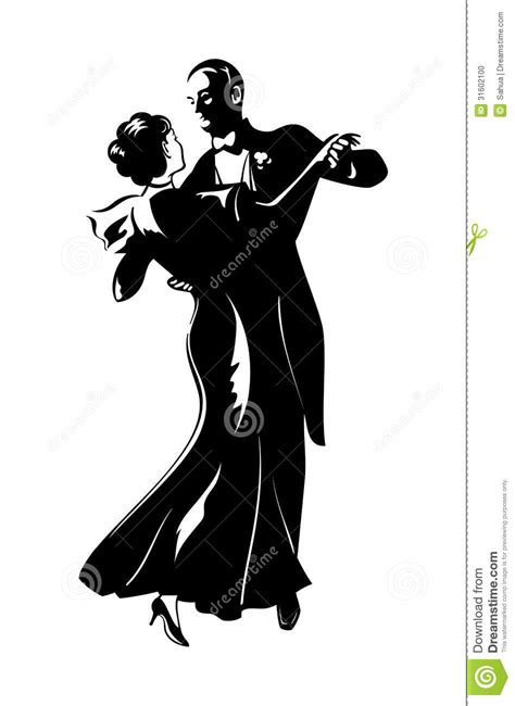 Dancing Pair Stock Vector Illustration Of Disco Midnight 31602100