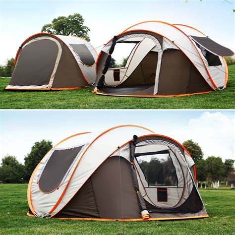 Auto Setup Tent 5 8 Person 3 In 1 Waterproof Uv Resistance Large