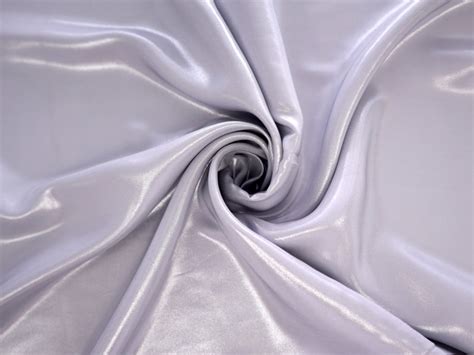 Metallic Coated Silk Charmeuse In Silver Bandj Fabrics