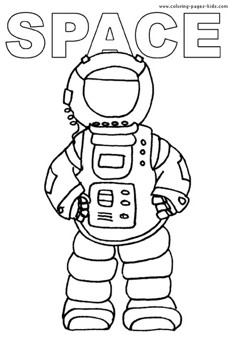 You can either choose to color your drawings online or print. Space & Aliens color page - Coloring pages for kids ...