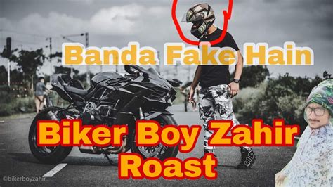 Biker Boy Zahir Roast Chakarbani Youtube
