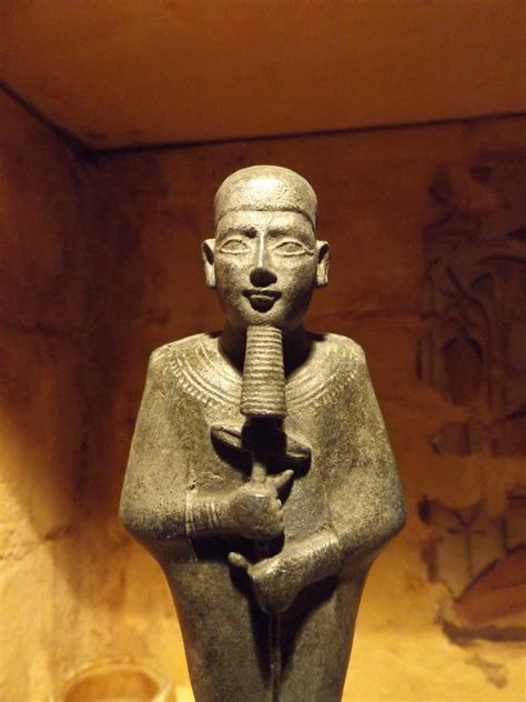 Egyptian Statue Replica Of The Creator God Ptah Patron Of Arts