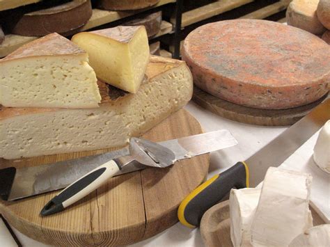 Selezione Di Formaggi Valdostani Cheese Selection From Aosta Valley