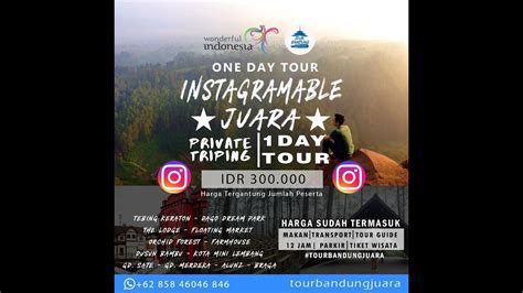 Paket Tour Wisata Bandung 1 Hari One Day Tour Termurah Paling Juara