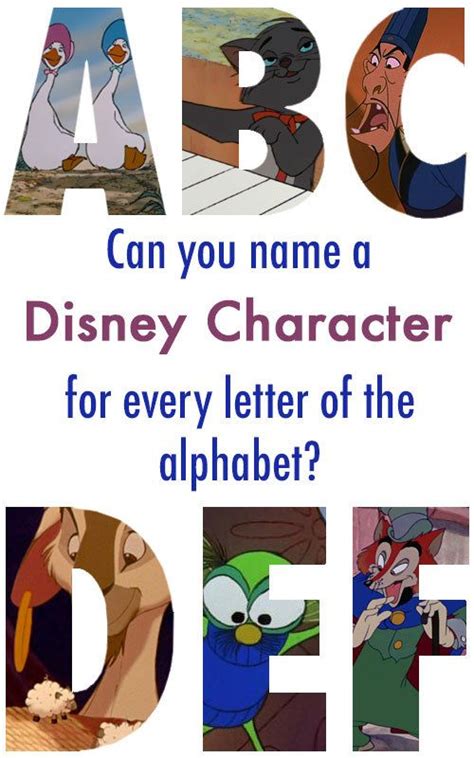 Be sure to save or share this as your reference to all the titles, and come follow just disney over on social media! 25 Disney Characters Stand Between You And 100% On This ...