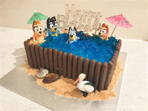 Bluey Pool Cake