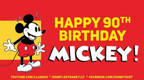 Happy 90th Birthday Mickey 🎂 Mickey90 Youtube