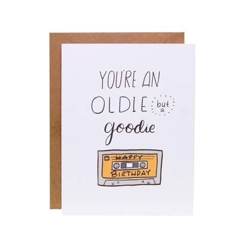 Funny Birthday Card Oldie But A Goodie Etsy Birthday Cards