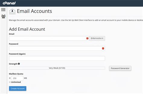 How To Create Email Address In Cpanel Ssdweb