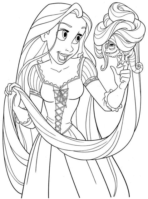 princess rapunzel coloring pages face coloring home