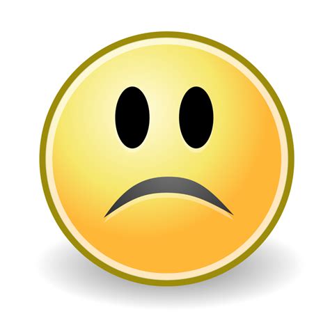 Unhappy Smiley Face Clipart Best