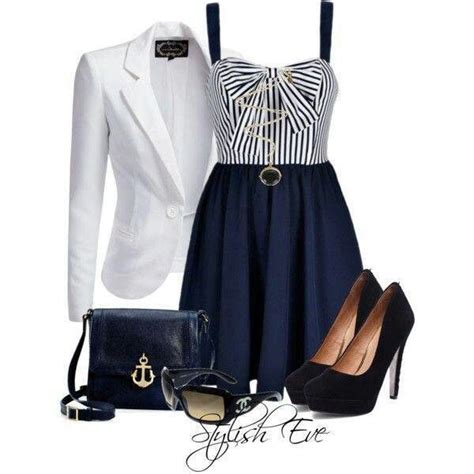 Nautical Clothes Casual Outift For • Teens • Movies • Girls • Women • Summer • Fall • Spring