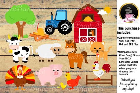 Find & download free graphic resources for svg. Farm animals monogram svg cutting files and clipart 767C