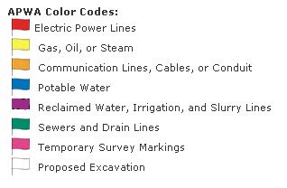 Use high visibility tape or paint to point out hard to see steps, cracks, trip hazards. Underground Utility locating company Bay Area, Underground ...